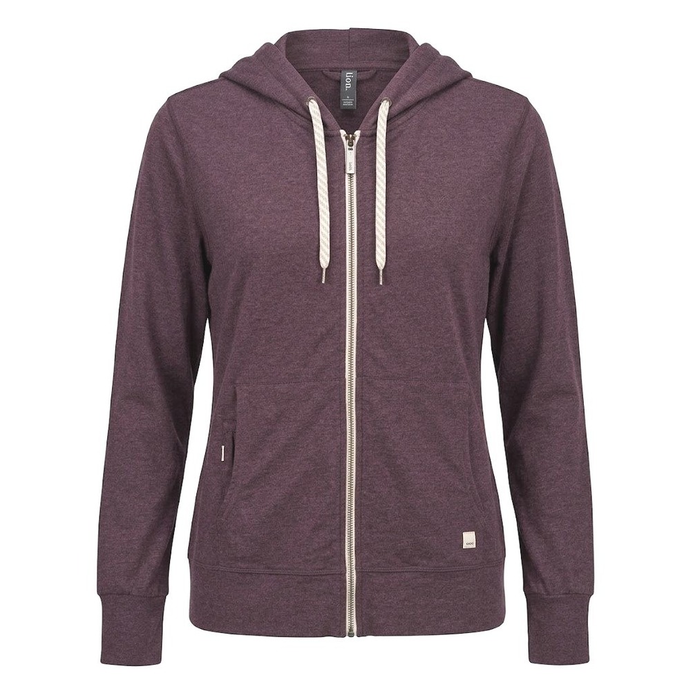 Vuori Halo Performance Hoodie XL Heather Purple Full Zip DreamKnit Mens - CJ